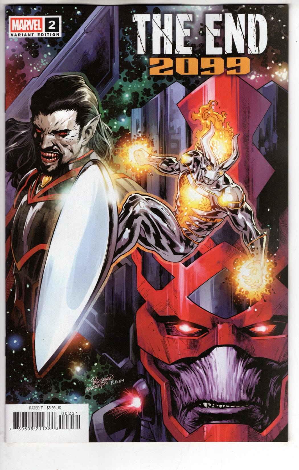Marvel NEW THIS WEEK THE END 2099 #2 CARLO PAGULAYAN VARIANT (VF/NM)