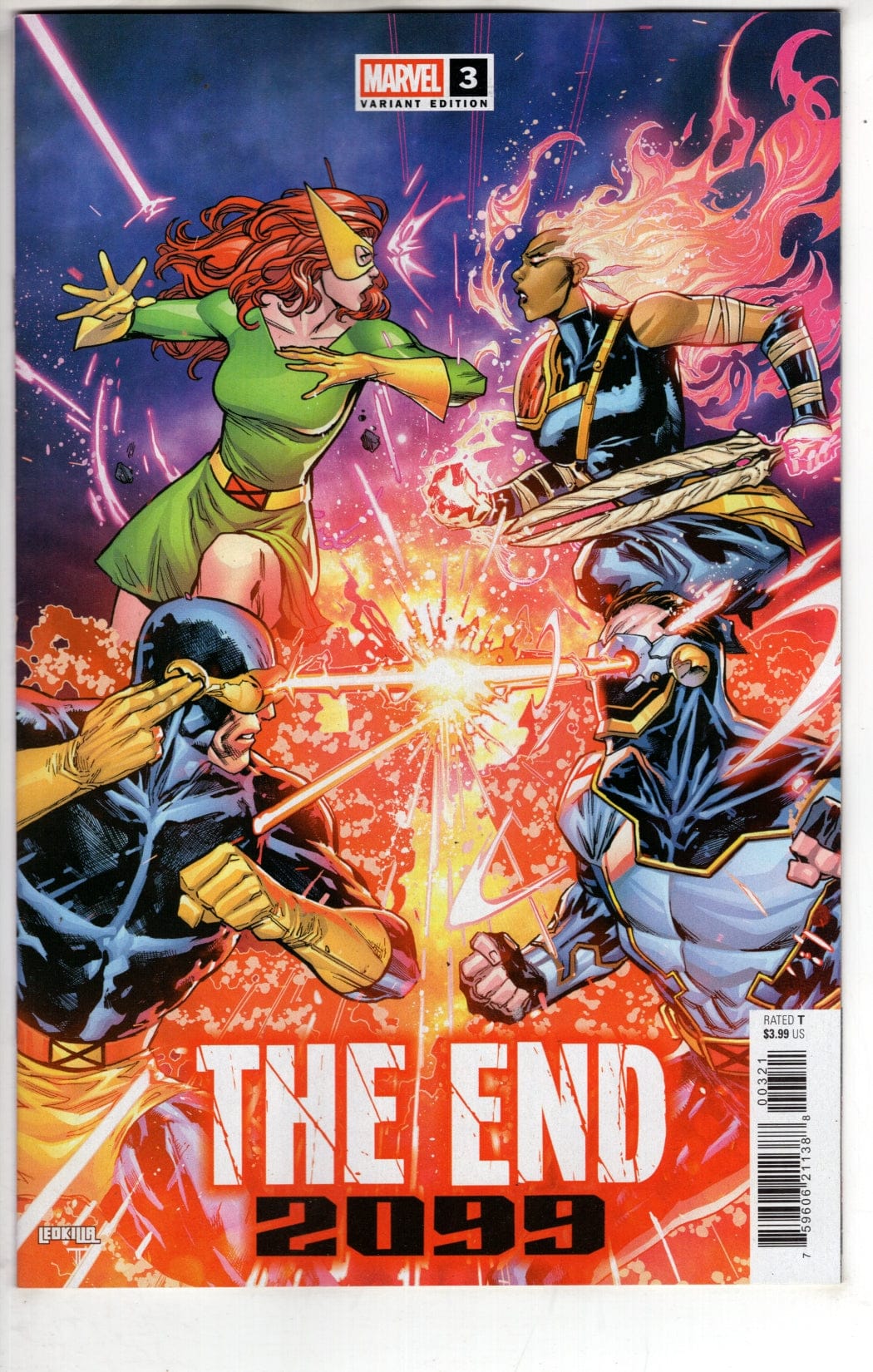 Marvel NEW THIS WEEK THE END 2099 #3 KEN LASHLEY BATTLE VARIANT (VF/NM)