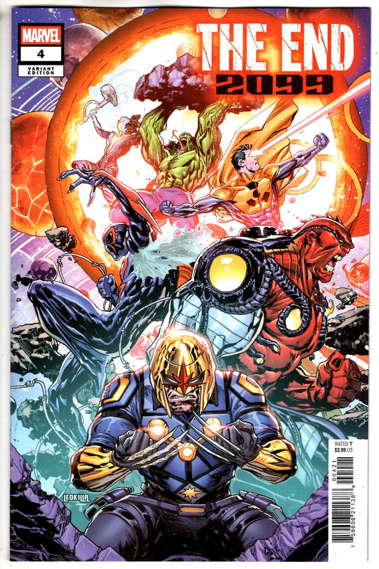 THE END 2099 #4 KEN LASHLEY BATTLE VARIANT (VF/NM) - Packrat Comics