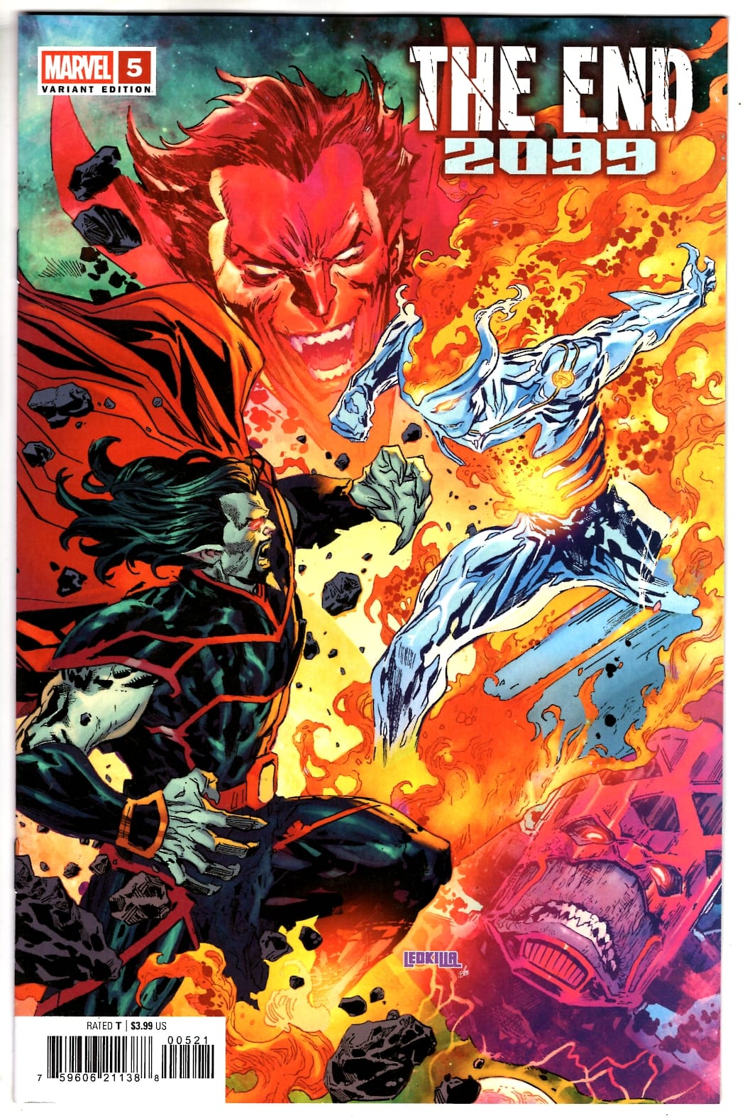 Marvel NEW THIS WEEK THE END 2099 #5 KEN LASHLEY BATTLE VARIANT (VF/NM)