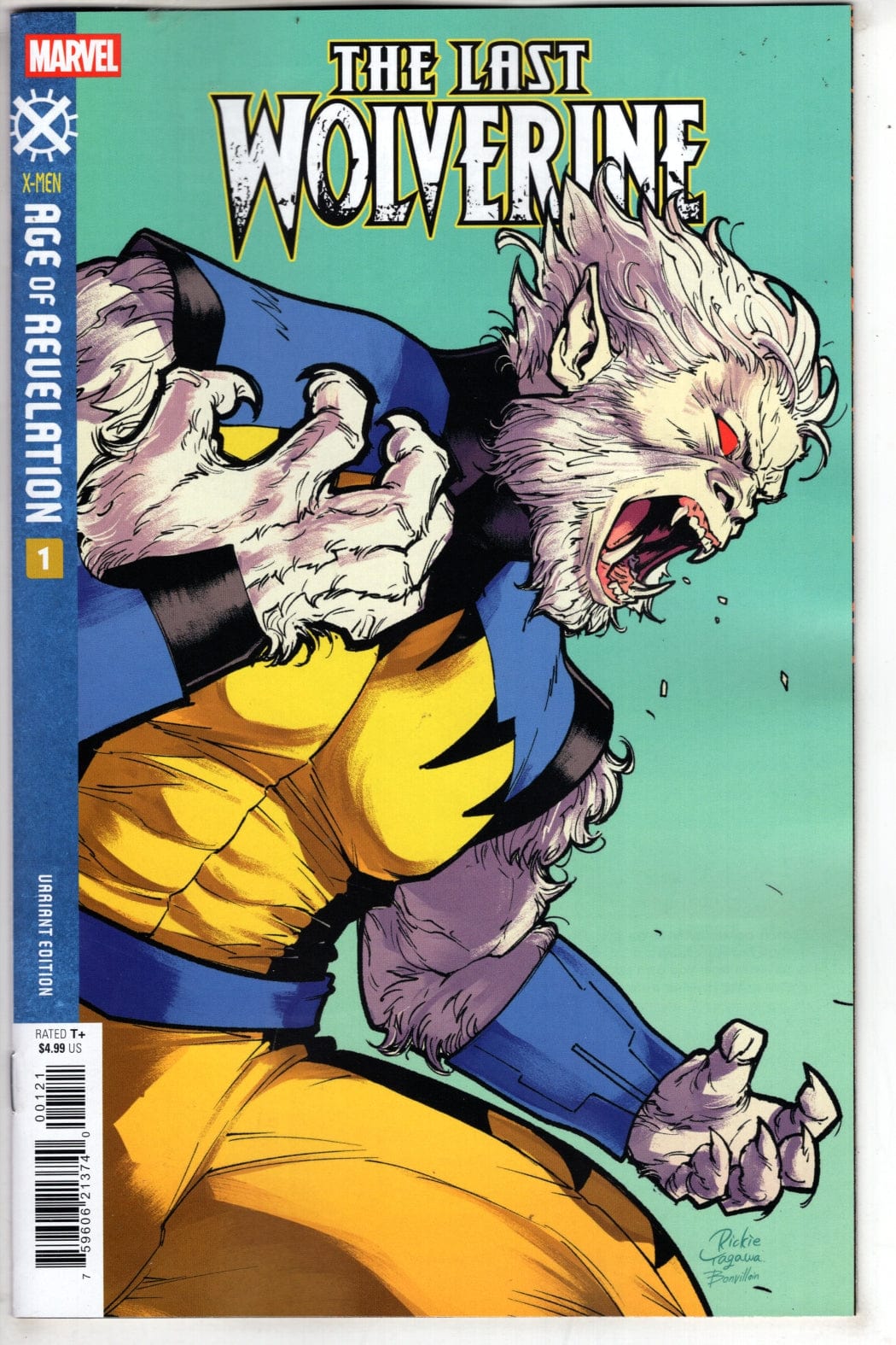 Marvel NEW THIS WEEK THE LAST WOLVERINE #1 RICKIE YAGAWA WENDIGO VARIANT [AOR]