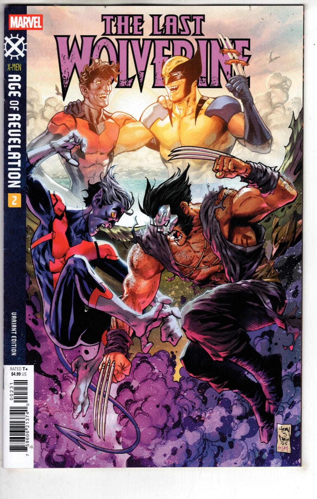Marvel NEW THIS WEEK THE LAST WOLVERINE #2 TONY DANIEL VARIANT[VF/NM]