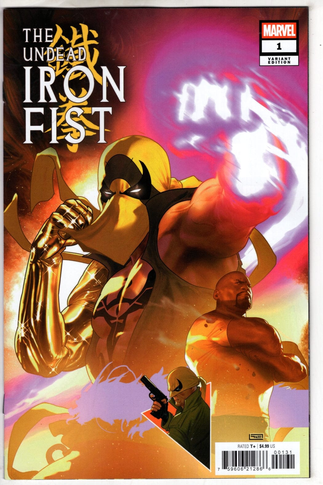 Marvel NEW THIS WEEK THE UNDEAD IRON FIST #1 TAURIN CLARKE VARIANT