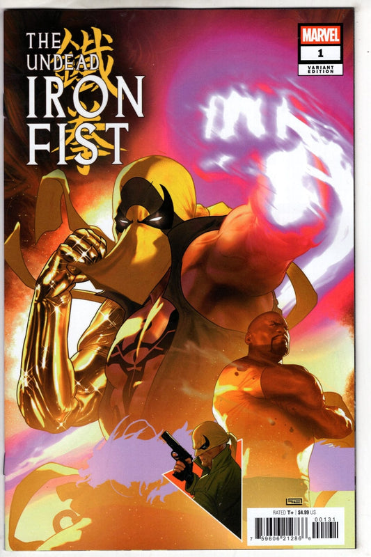 Marvel NEW THIS WEEK THE UNDEAD IRON FIST #1 TAURIN CLARKE VARIANT