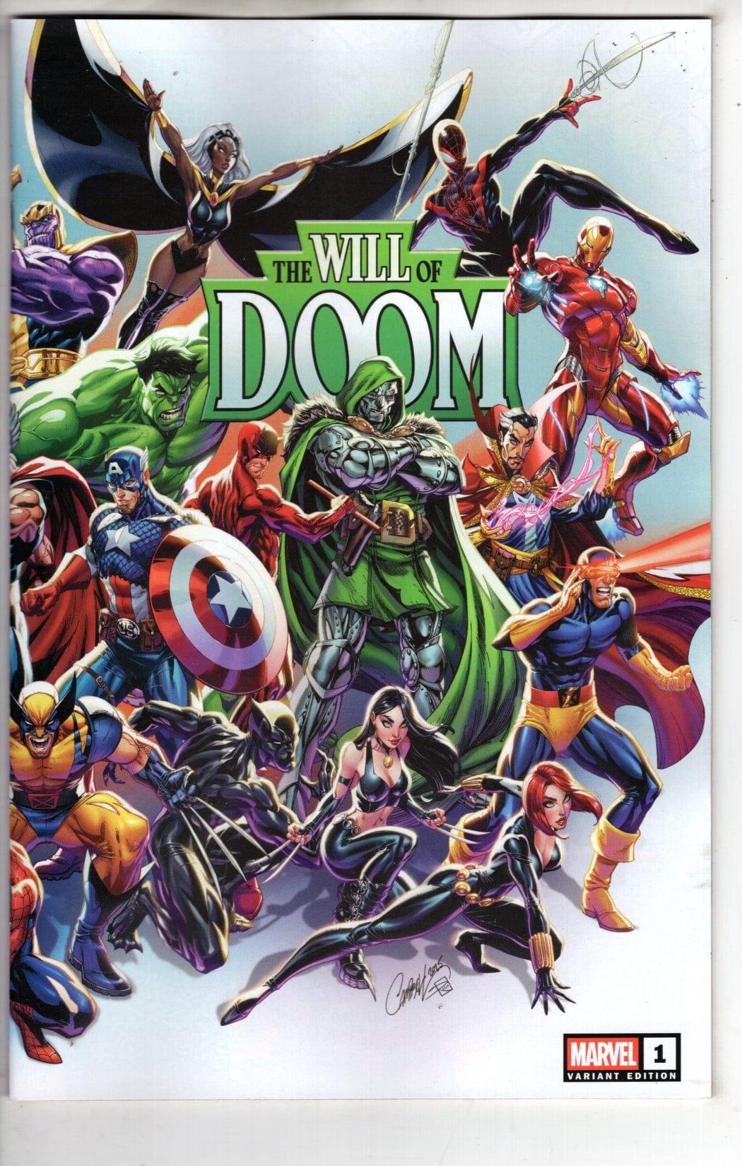 Marvel NEW THIS WEEK THE WILL OF DOOM #1 J. SCOTT CAMPBELL WRAPAROUND VARIANT