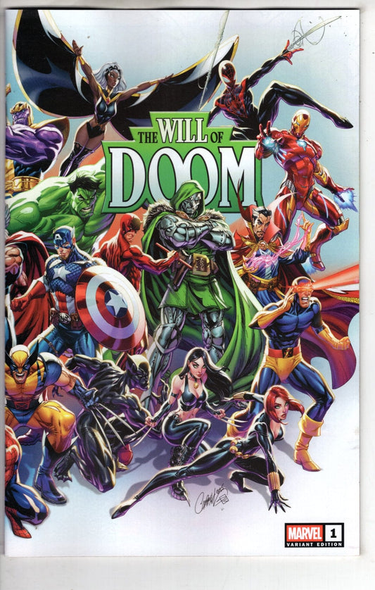 Marvel NEW THIS WEEK THE WILL OF DOOM #1 J. SCOTT CAMPBELL WRAPAROUND VARIANT