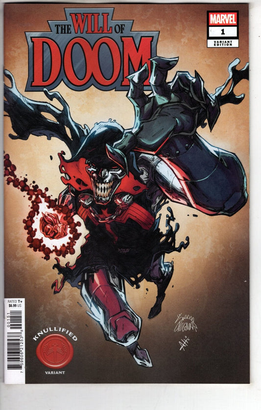 Marvel NEW THIS WEEK THE WILL OF DOOM #1 RYAN STEGMAN KNULLIFIED VARIANT