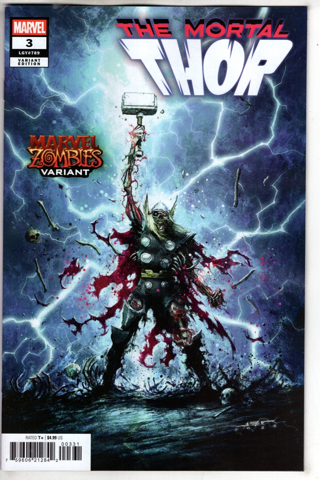 Marvel NEW THIS WEEK THOR #3 JUAN FERREYRA MARVEL ZOMBIES VARIANT