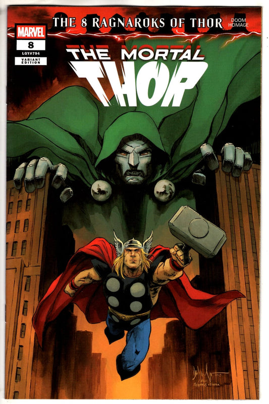 Marvel NEW THIS WEEK THOR #8 DAVE WACHTER DOOM HOMAGE VARIANT (VF/NM)