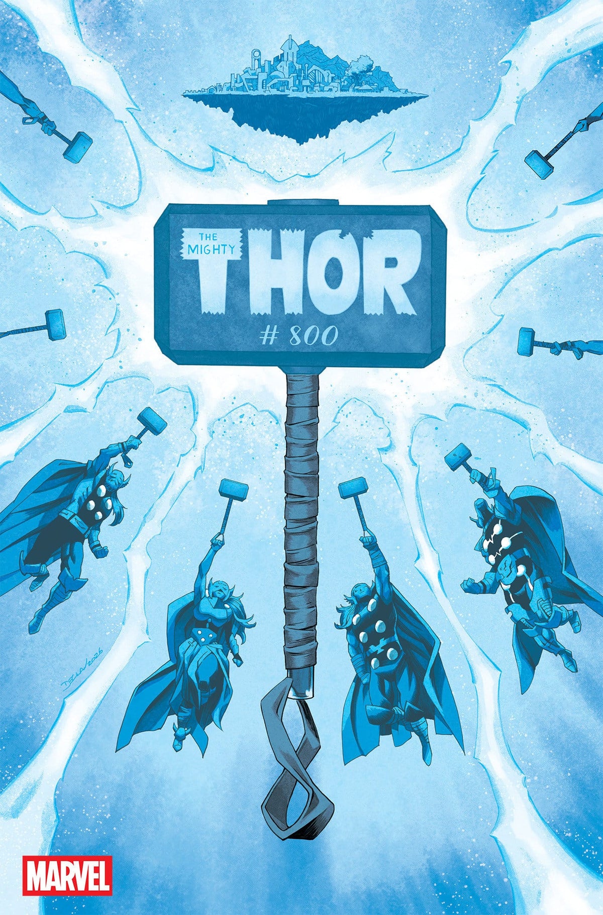 MARVEL NEW THIS WEEK THOR #800 DECLAN SHALVEY FOIL VARIANT (VF/NM)