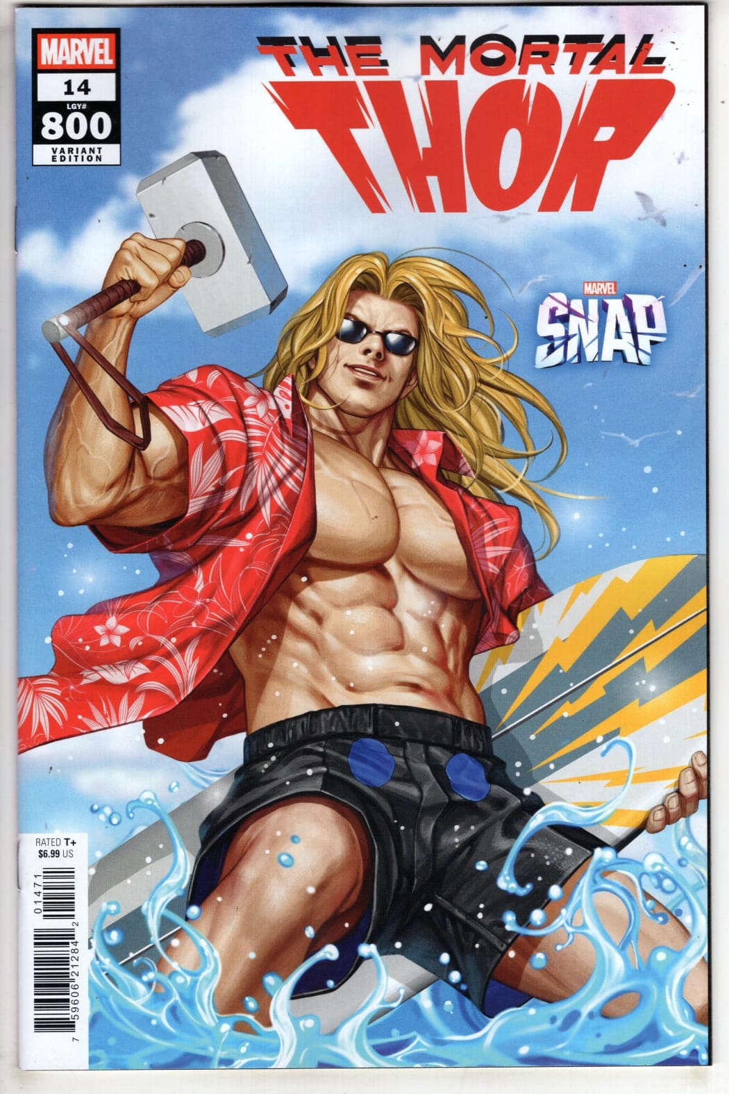 MARVEL NEW THIS WEEK THOR #800 INHYUK LEE MARVEL SNAP SWIMSUIT VARIANT (VF/NM)