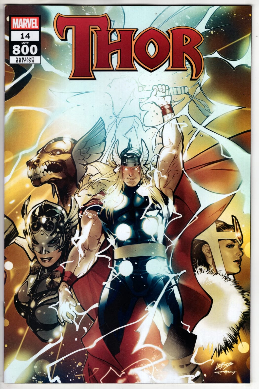 MARVEL NEW THIS WEEK THOR #800 PABLO VILLALOBOS WRAPAROUND 800 CELEBRATION VARIANT (VF/NM)
