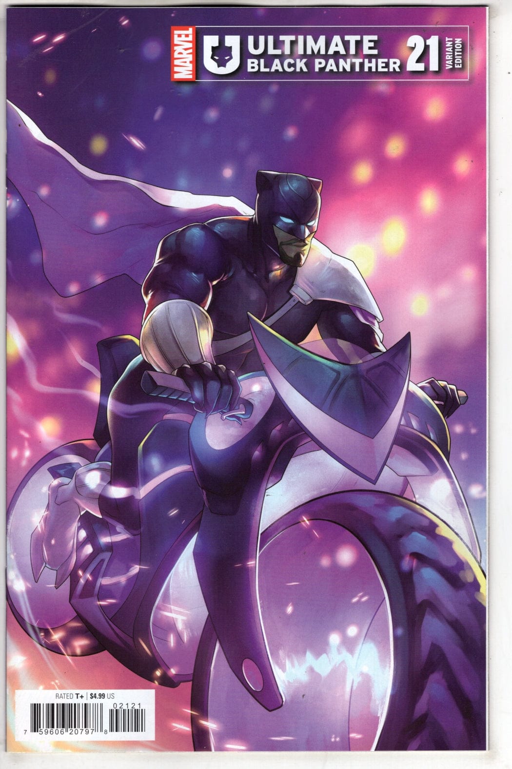Marvel NEW THIS WEEK ULTIMATE BLACK PANTHER #21 MEGHAN HETRICK VARIANT