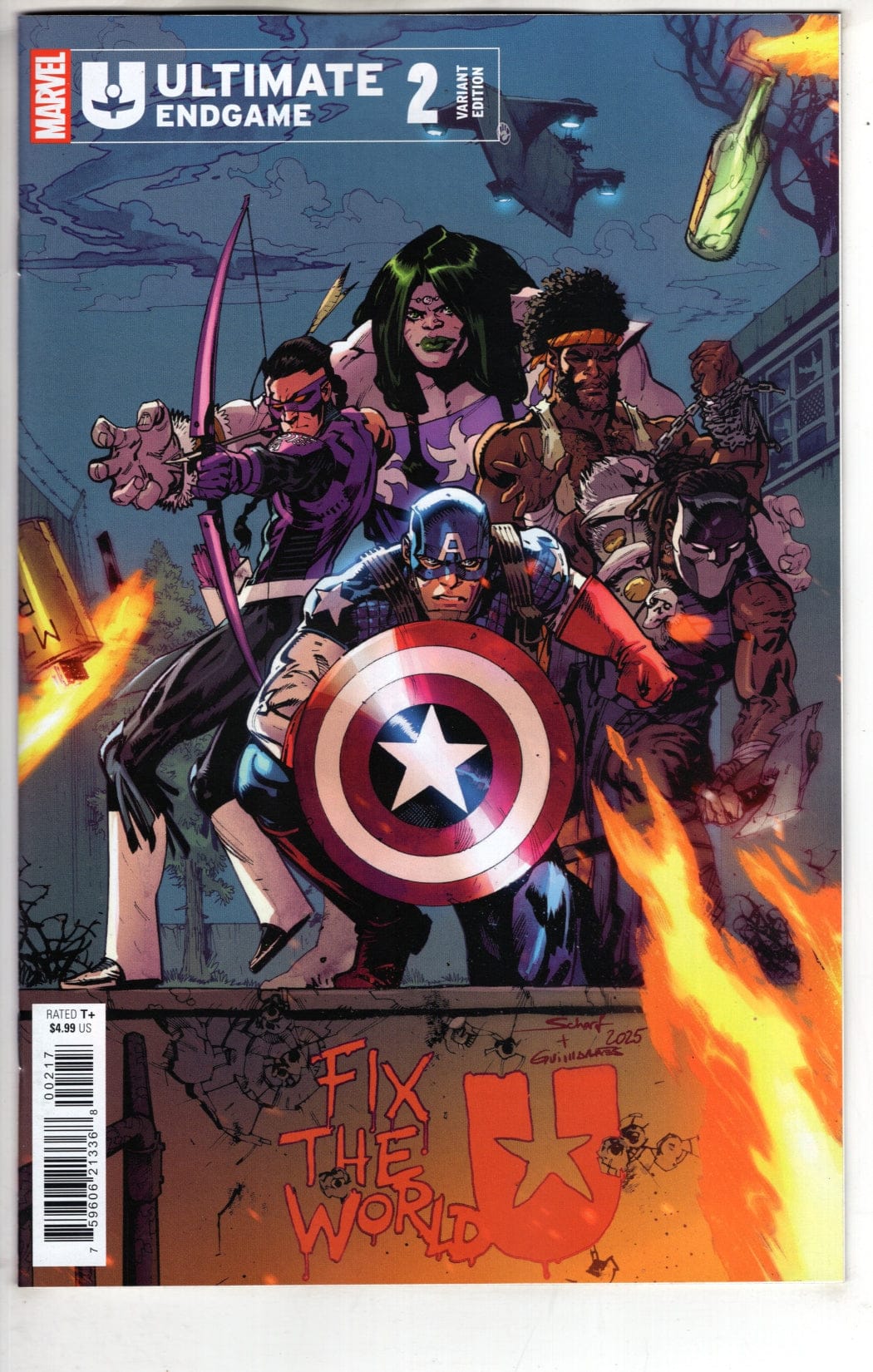 Marvel NEW THIS WEEK ULTIMATE ENDGAME #2 JONAS SCHARF VARIANT (VF/NM)