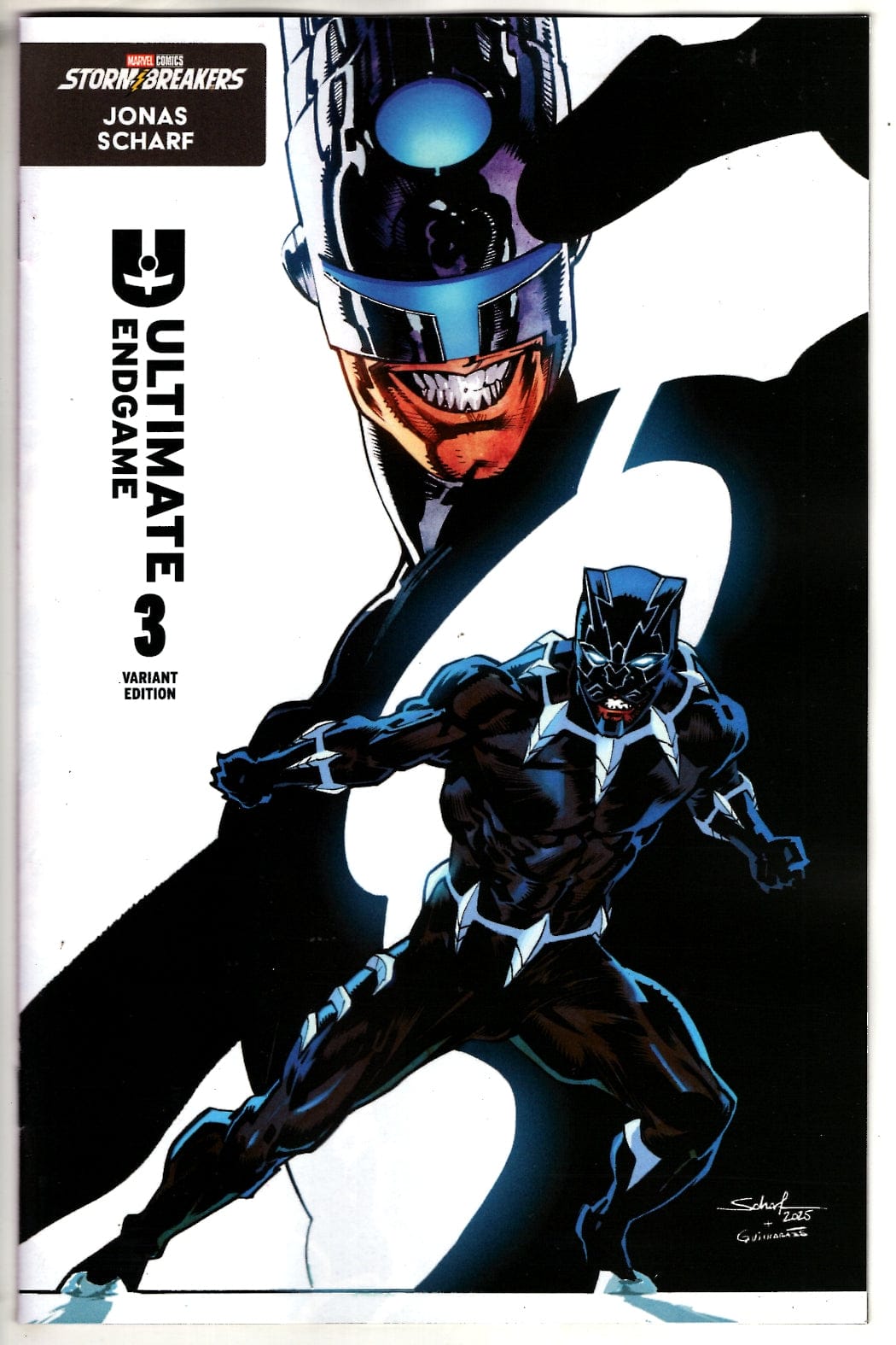 Marvel NEW THIS WEEK ULTIMATE ENDGAME #3 JONAS SCHARF BLACK PANTHER VARIANT (VF/NM)