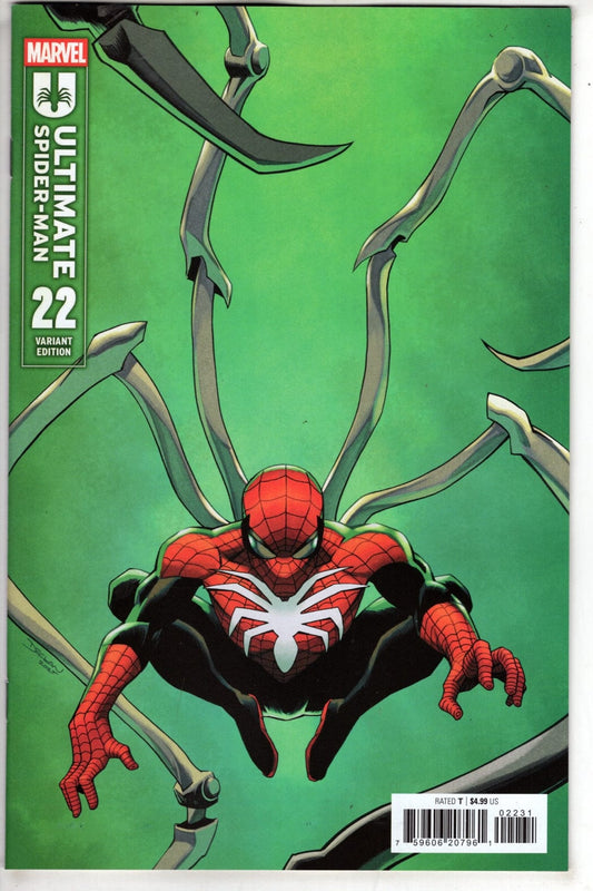Marvel NEW THIS WEEK ULTIMATE SPIDER-MAN #22 DECLAN SHALVEY SPOILER VARIANT