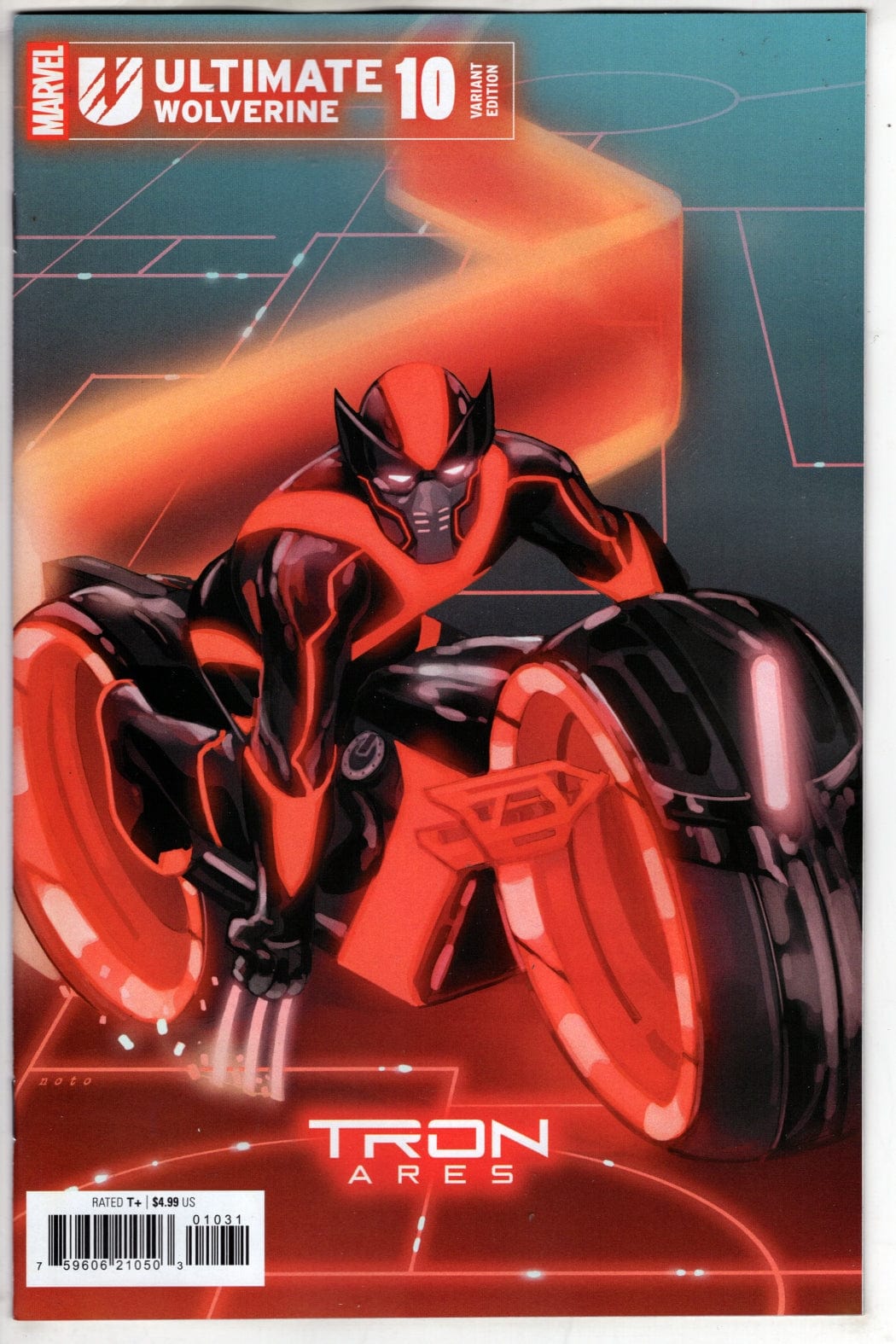 Marvel NEW THIS WEEK ULTIMATE WOLVERINE #10 PHIL NOTO TRON: ARES VARIANT
