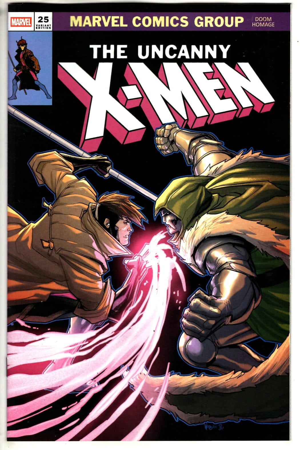 Marvel NEW THIS WEEK UNCANNY X-MEN #25 PETE WOODS DOOM HOMAGE VARIANT (VF/NM)