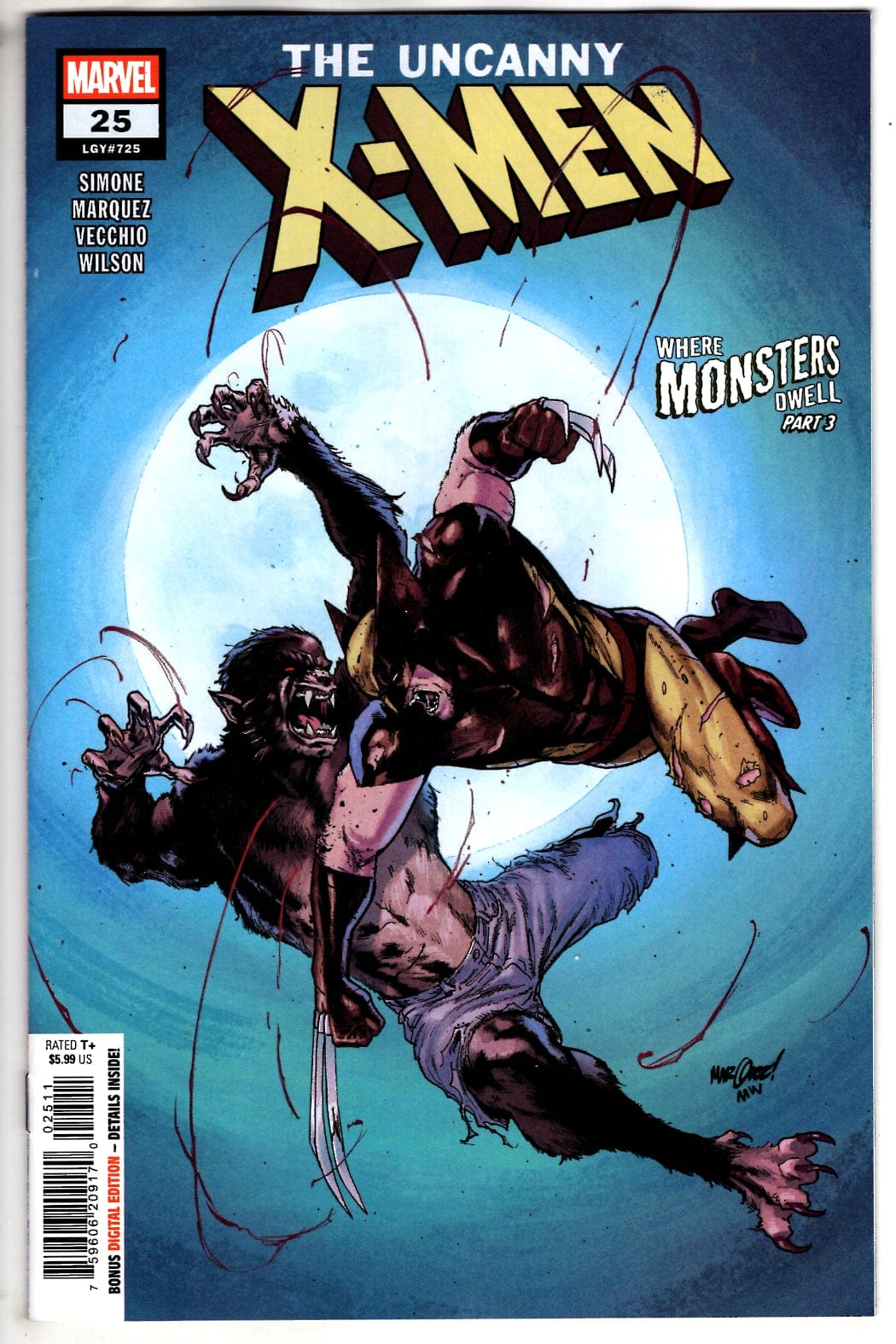 Marvel NEW THIS WEEK UNCANNY X-MEN #25 (VF/NM)