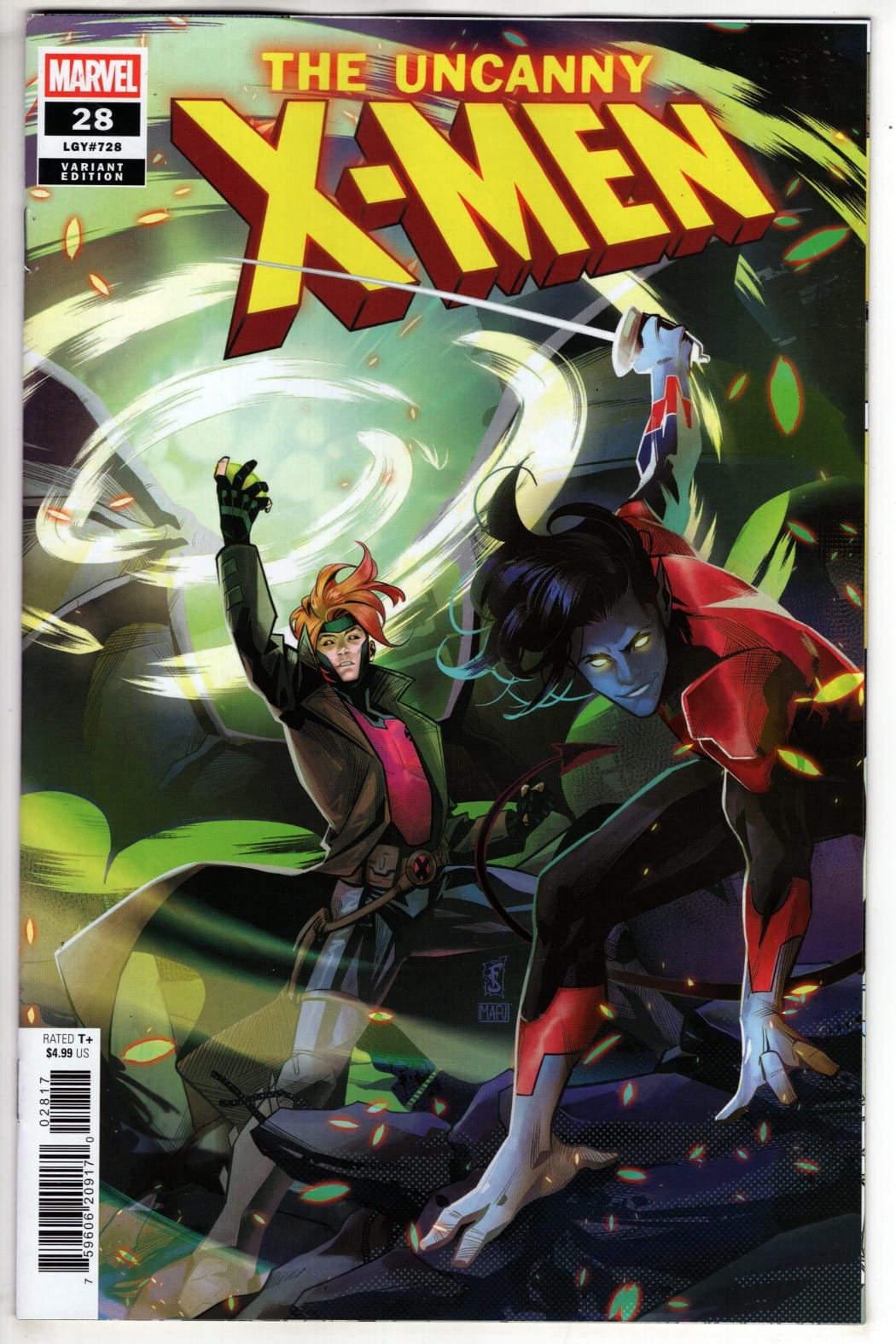 Marvel NEW THIS WEEK UNCANNY X-MEN #28 FEDERICO SABBATINI VARIANT (VF/NM)