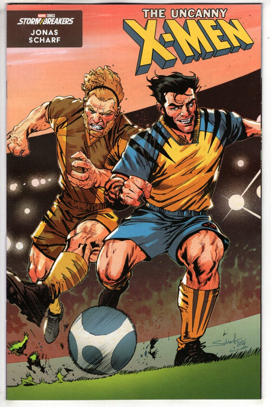 Marvel NEW THIS WEEK UNCANNY X-MEN #29 JONAS SCHARF MARVEL SOCCER VARIANT (VF/NM)