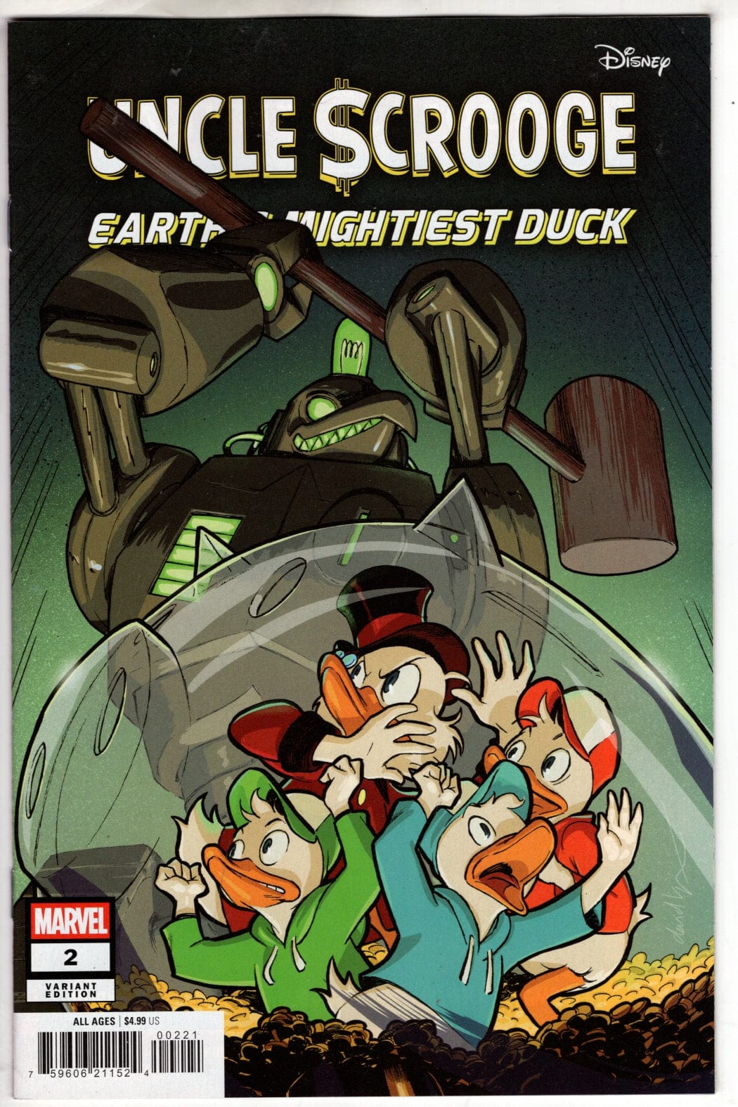 Marvel NEW THIS WEEK UNCLE SCROOGE: EARTH'S MIGHTIEST DUCK #2 DAVID LOPEZ VARIANT
