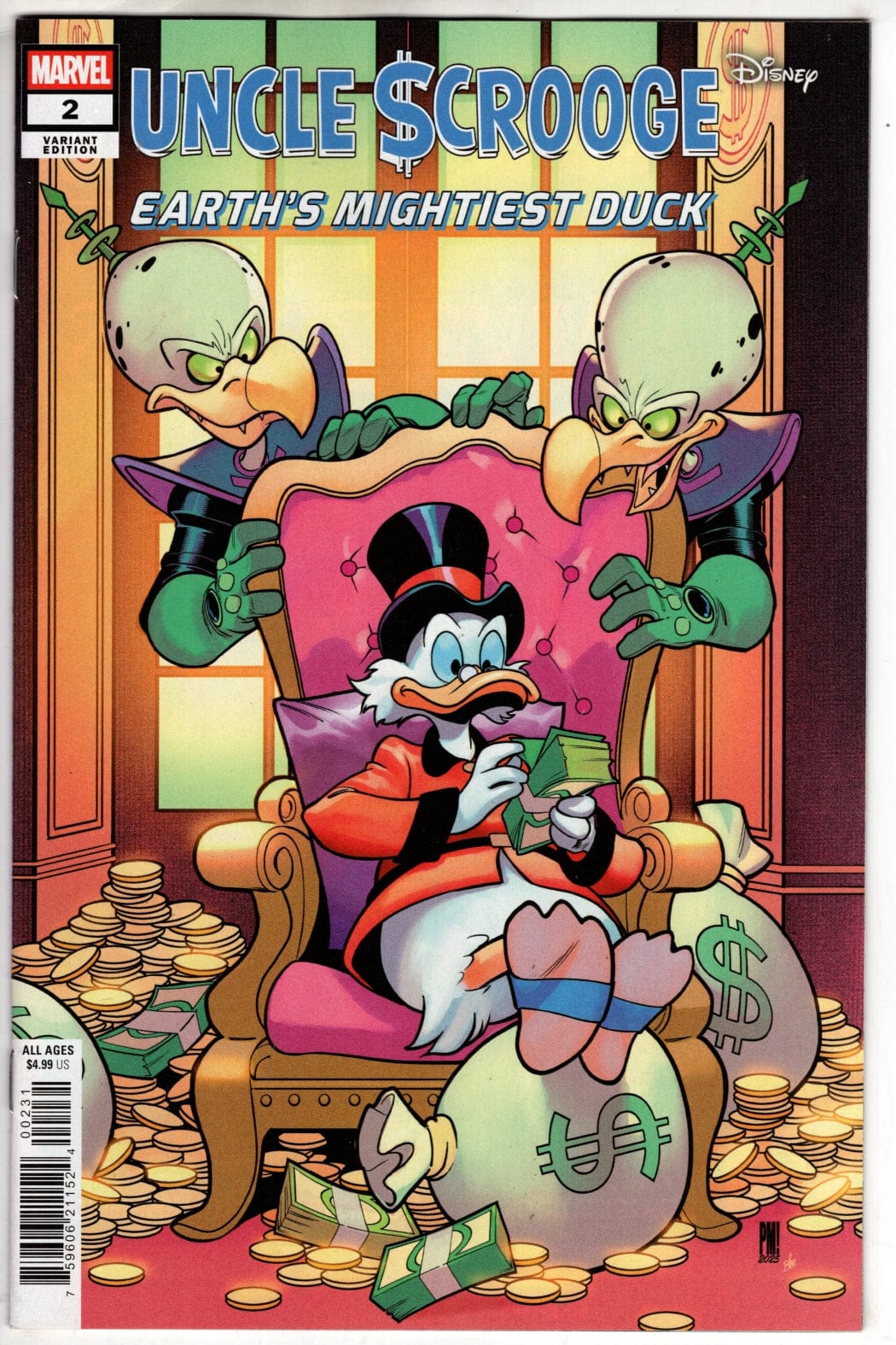 Marvel NEW THIS WEEK UNCLE SCROOGE: EARTH'S MIGHTIEST DUCK #2 PACO MEDINA VARIANT