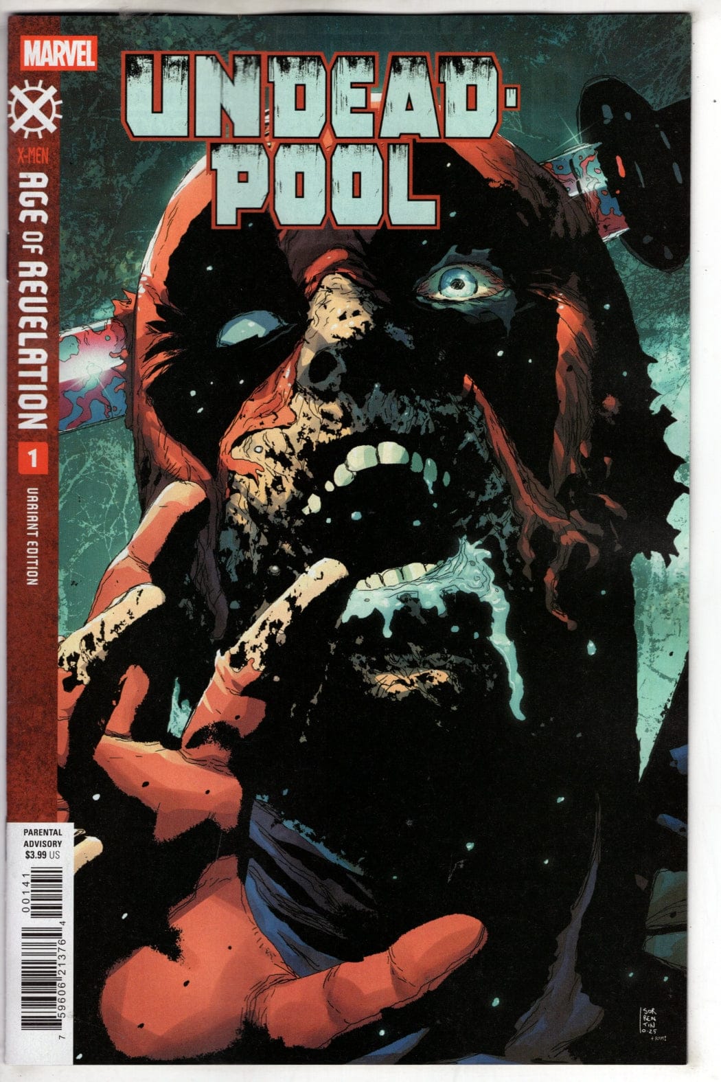 Marvel NEW THIS WEEK UNDEADPOOL #1 ANDREA SORRENTINO VARIANT [AOR]