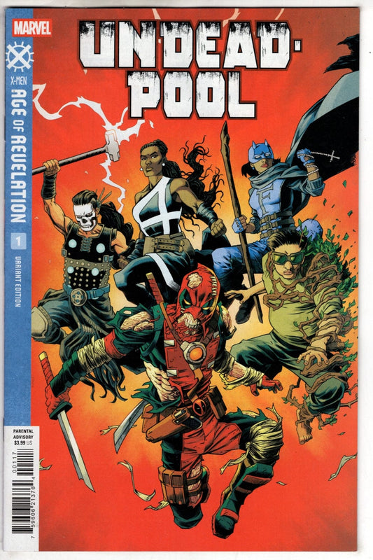 Marvel NEW THIS WEEK UNDEADPOOL #1 DECLAN SHALVEY VARIANT [AOR]