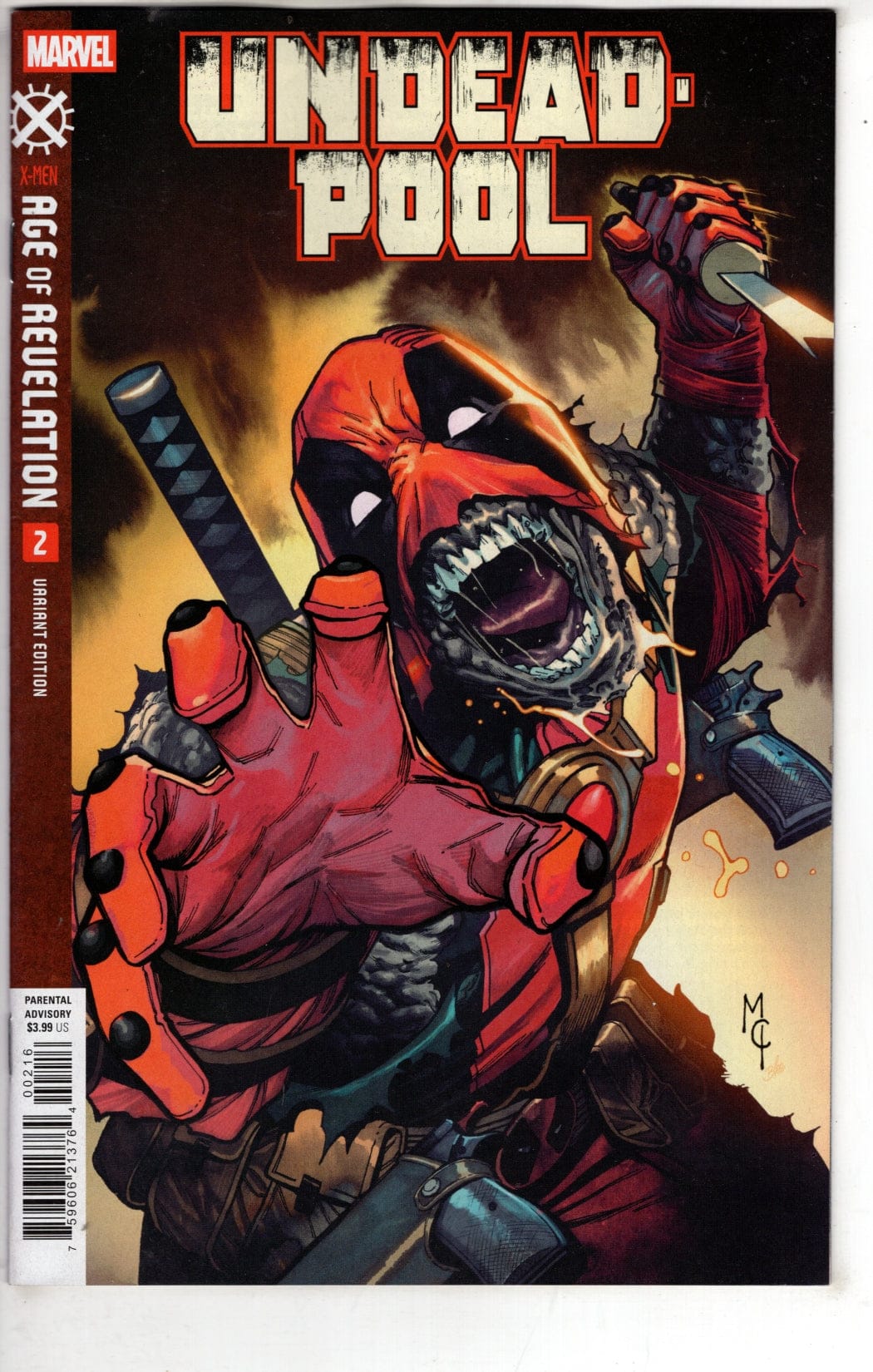 Marvel NEW THIS WEEK UNDEADPOOL #2 MARTIN COCCOLO VARIANT [AOR] [VF/NM]