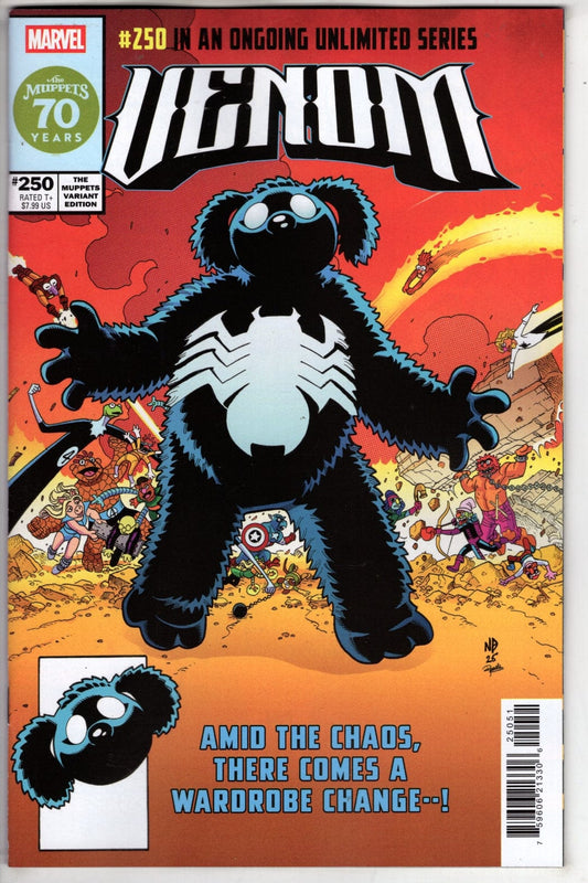 Marvel NEW THIS WEEK VENOM #250 NICK BRADSHAW MUPPETS VARIANT