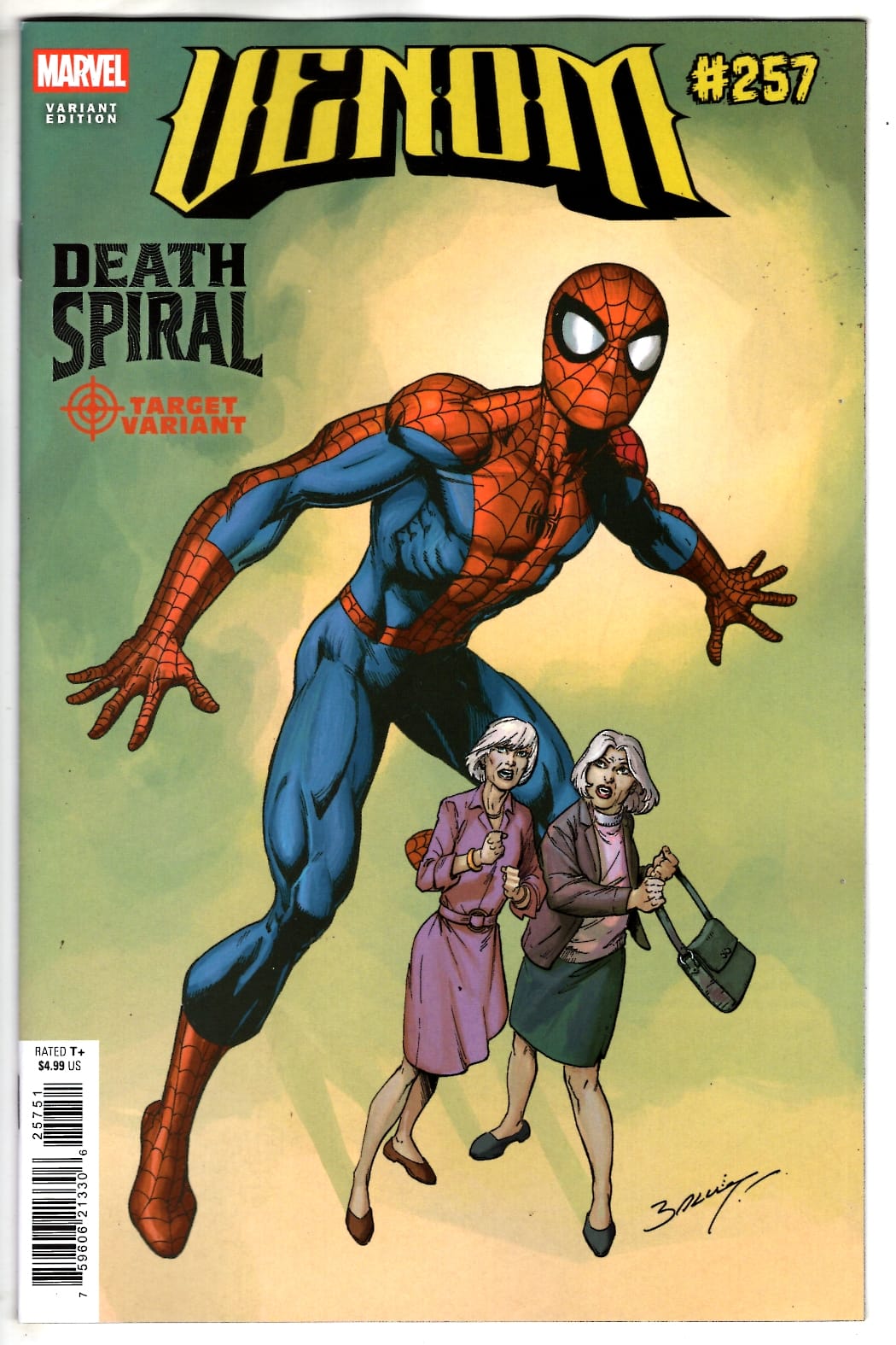 Marvel NEW THIS WEEK VENOM #257 MARK BAGLEY CLASSIFIED TARGET VARIANT [DS] (VF/NM)