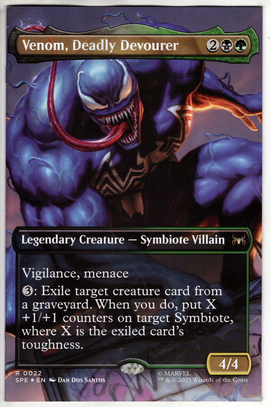 Marvel NEW THIS WEEK VENOM #258 DAN DOS SANTOS MAGIC: THE GATHERING VARIANT (VF/NM)