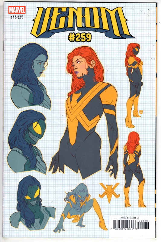 Marvel NEW THIS WEEK VENOM #259 RB SILVA DESIGN VARIANT (VF/NM)