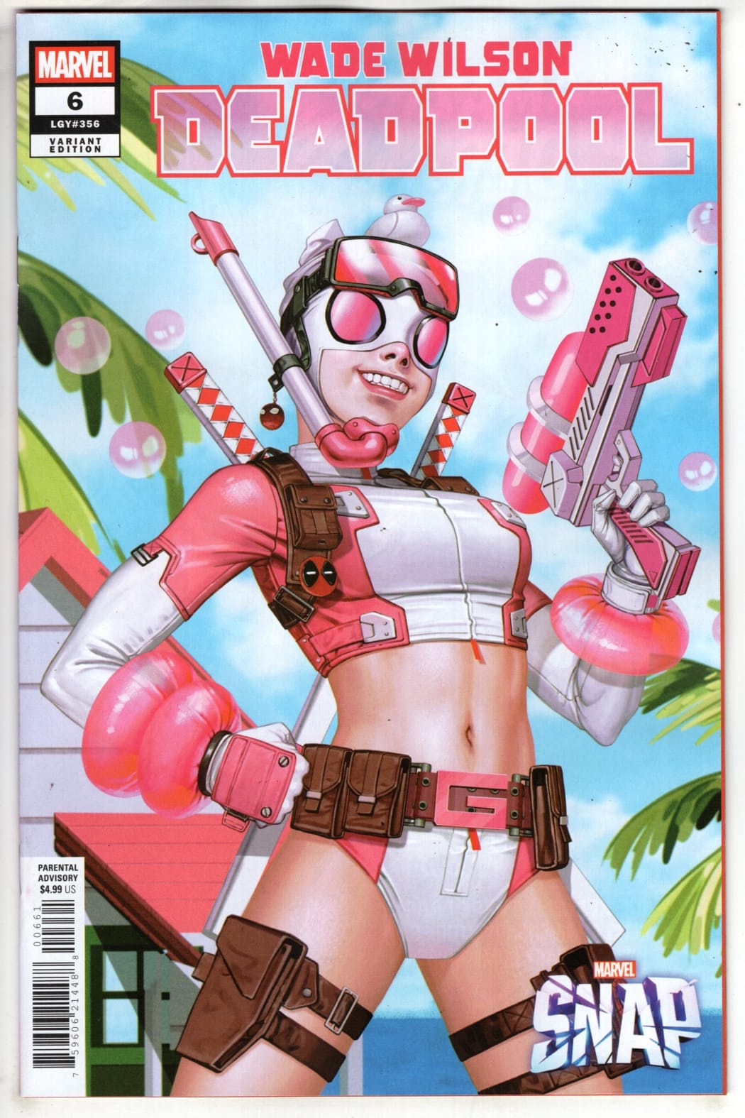 Marvel NEW THIS WEEK WADE WILSON: DEADPOOL #6 INHYUK LEE MARVEL SNAP SWIMSUIT VARIANT (VF/NM)