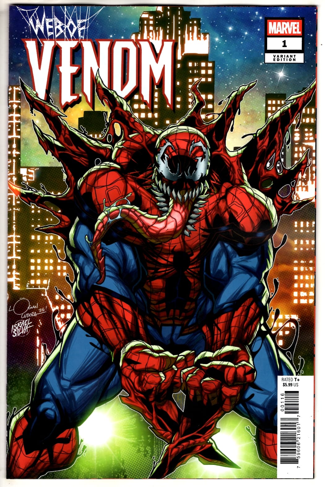 Marvel NEW THIS WEEK WEB OF VENOM #1 LOGAN LUBERA VARIANT[1:25] (VF/NM)