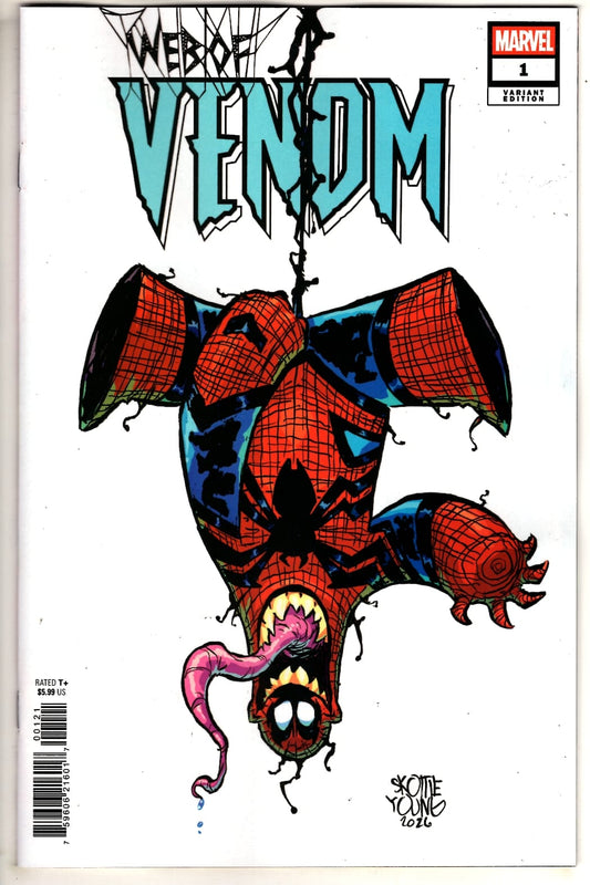 Marvel NEW THIS WEEK WEB OF VENOM #1 SKOTTIE YOUNG VARIANT (VF/NM)