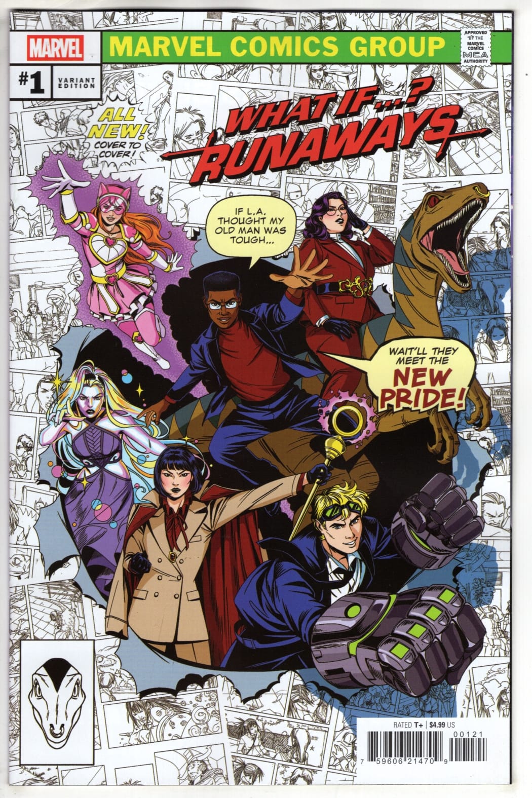 MARVEL NEW THIS WEEK WHAT IF...? RUNAWAYS #1 BETSY COLA HOMAGE VARIANT (VF/NM)