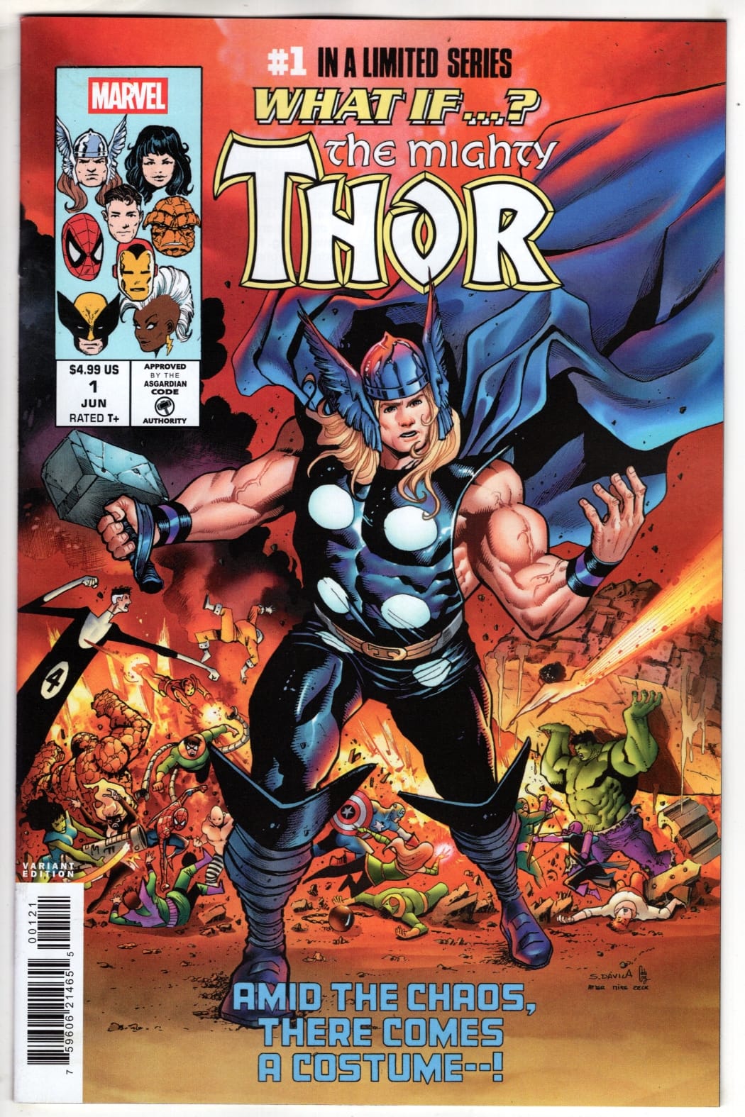 Marvel NEW THIS WEEK WHAT IF...? THOR #1 SERGIO DAVILA HOMAGE VARIANT (VF/NM)