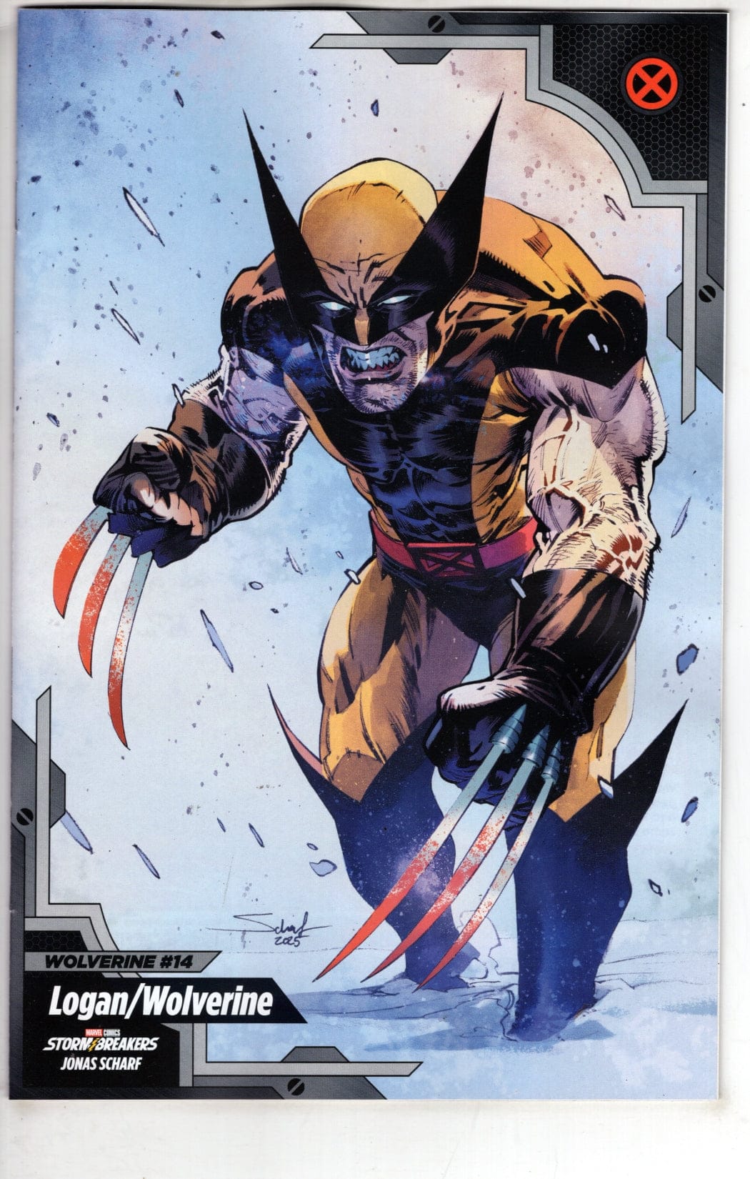 Marvel NEW THIS WEEK WOLVERINE #14 JONAS SCHARF X-MEN TRADING CARD VARIANT (VF/NM)