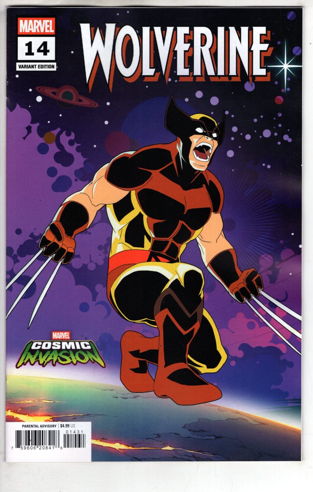 Marvel NEW THIS WEEK WOLVERINE #14 MARVEL COSMIC INVASION VARIANT (VF/NM)
