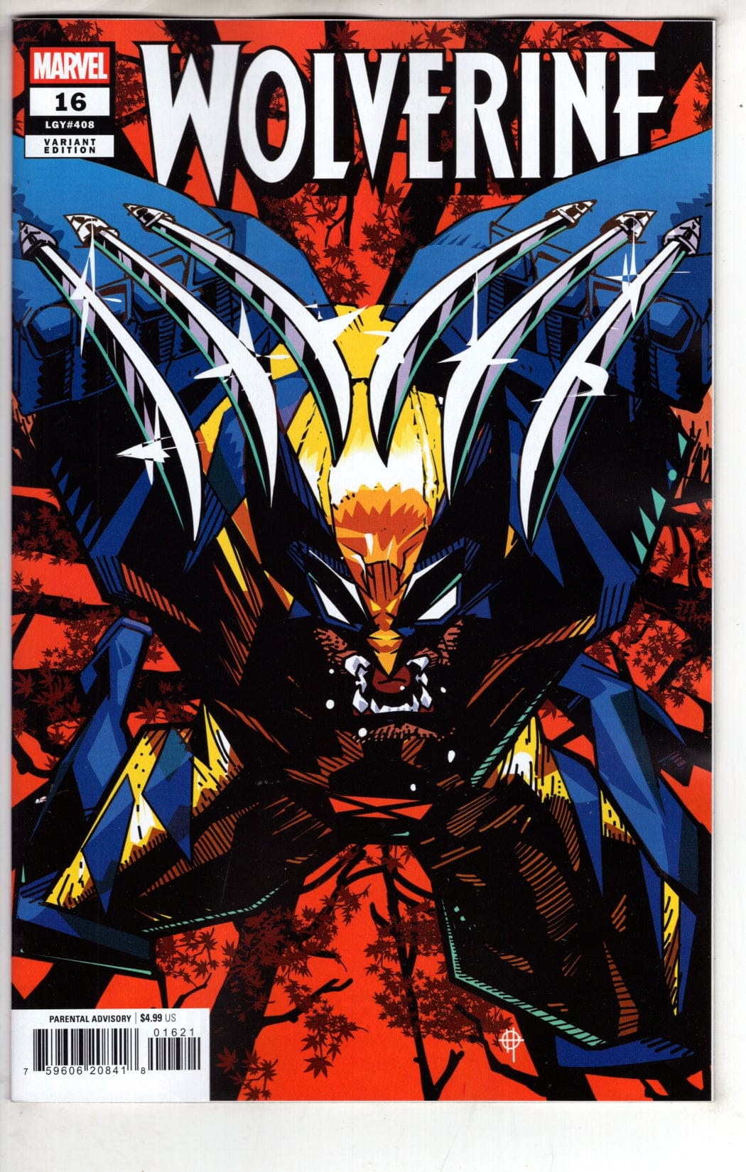 Marvel NEW THIS WEEK WOLVERINE #16 DAMION SCOTT VARIANT (VF/NM)