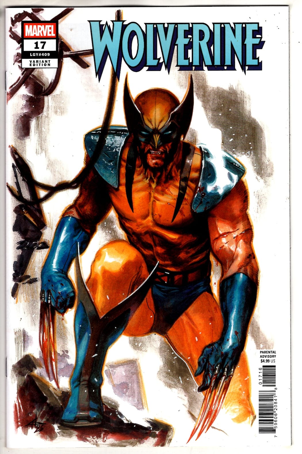 Marvel NEW THIS WEEK WOLVERINE #17 GABRIELE DELL'OTTO VARIANT (VF/NM)