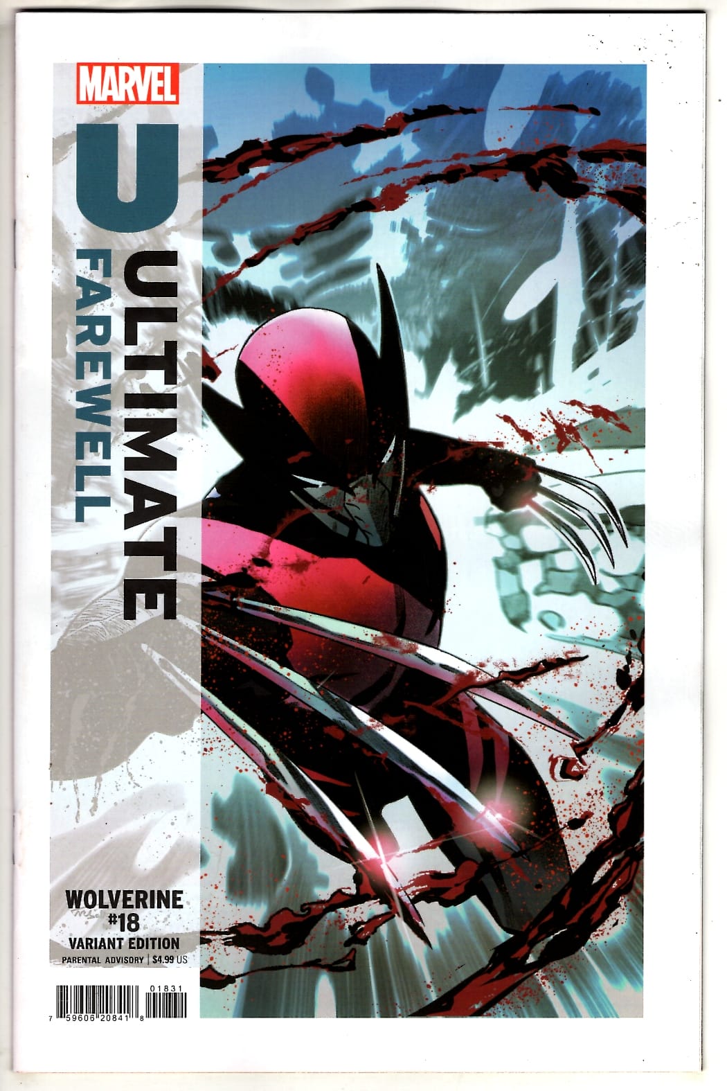 Marvel NEW THIS WEEK WOLVERINE #18 DOMENICO CARBONE ULTIMATE FAREWELL VARIANT (VF/NM)
