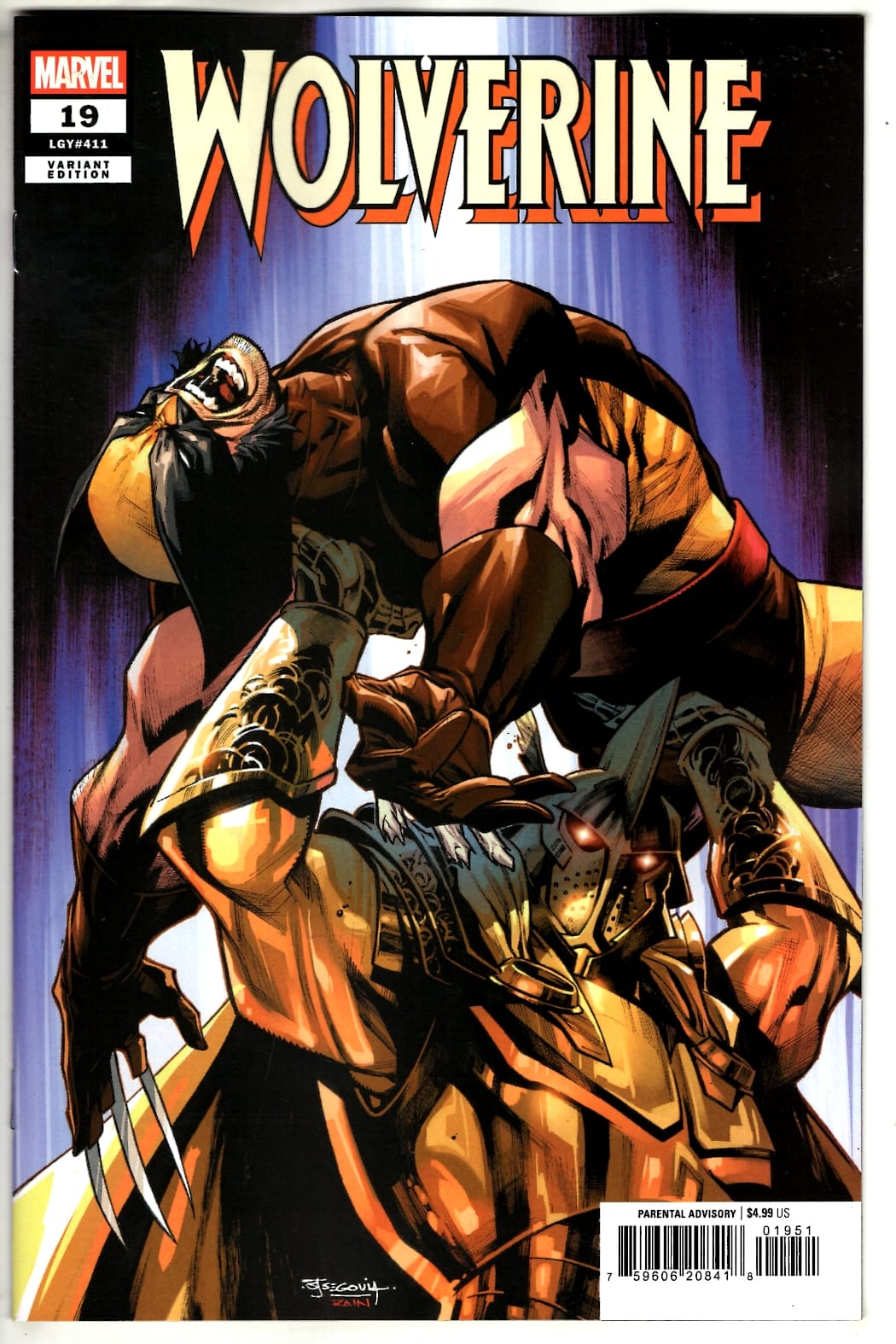 Marvel NEW THIS WEEK WOLVERINE #19 STEPHEN SEGOVIA SPOILER VARIANT (VF/NM)