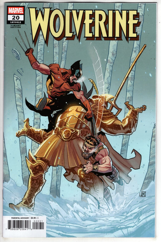 Marvel NEW THIS WEEK WOLVERINE #20 JUSTIN MASON VARIANT (VF/NM)