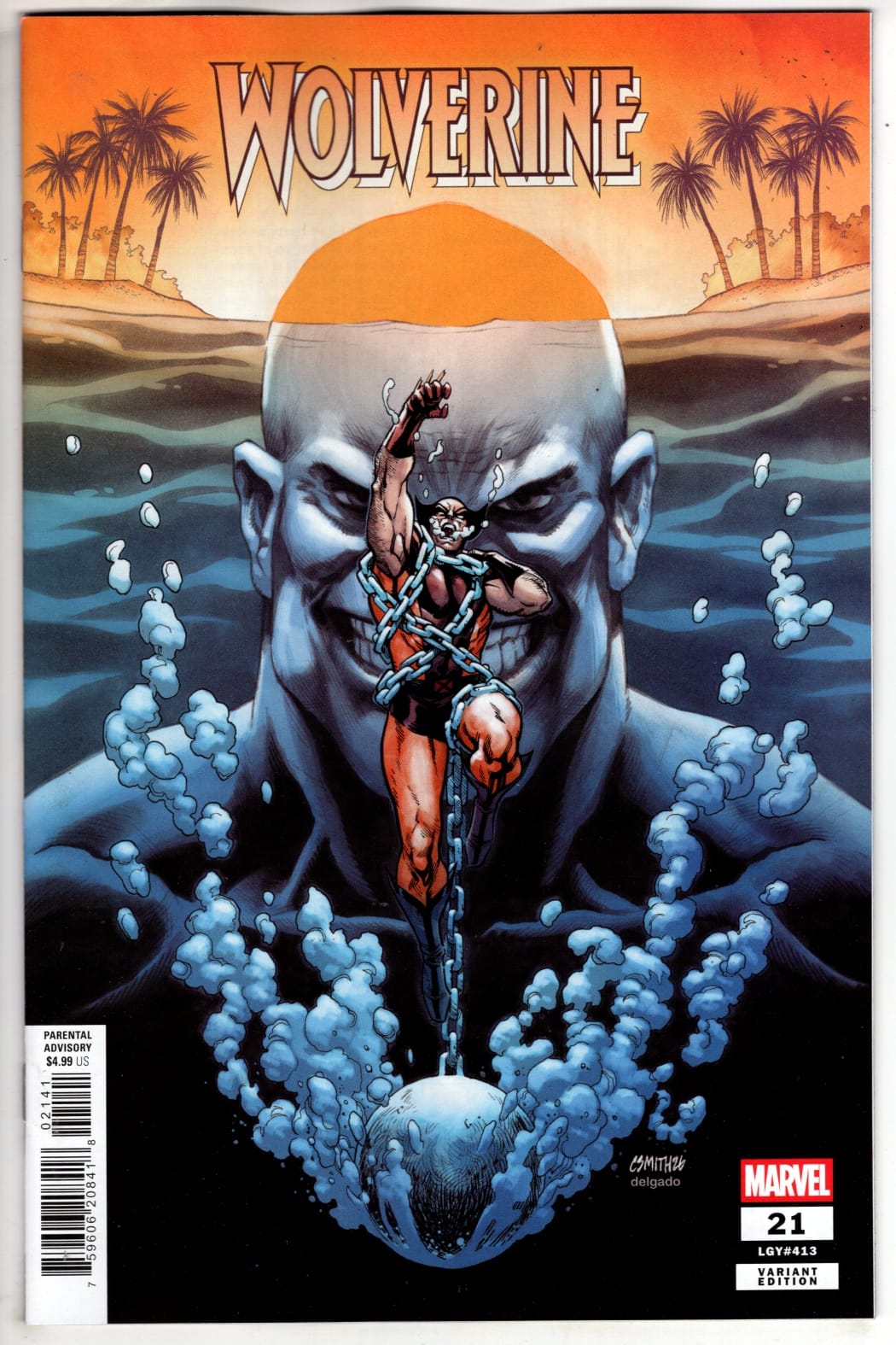 Marvel NEW THIS WEEK WOLVERINE #21 CORY SMITH SPOILER VARIANT (VF/NM)