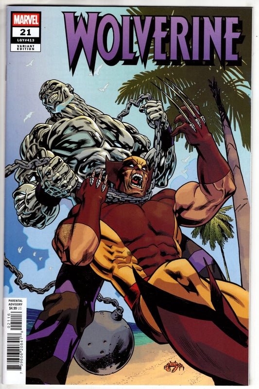 Marvel NEW THIS WEEK WOLVERINE #21 MIKE HAWTHORNE VARIANT (VF/NM)