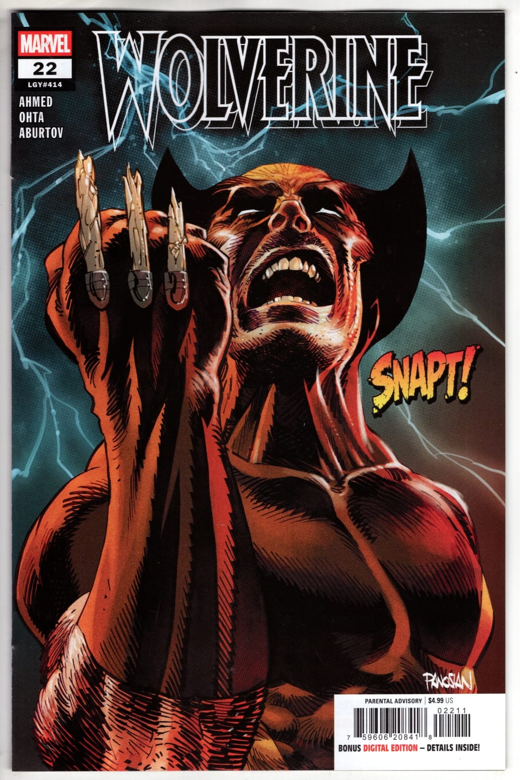 Marvel NEW THIS WEEK WOLVERINE #22 (VF/NM)