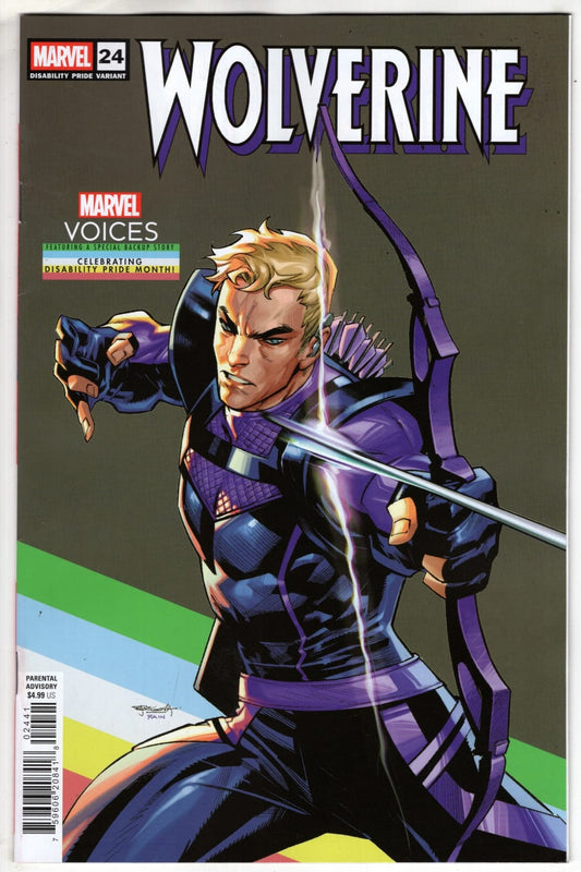 Marvel NEW THIS WEEK WOLVERINE #24 TBD ARTIST DISABILITY PRIDE VARIANT (VF/NM)